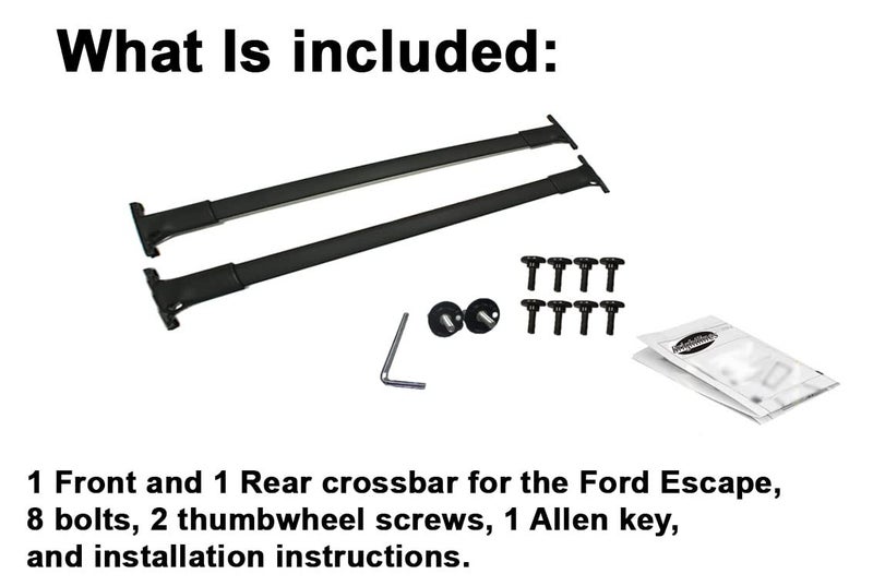 BRIGHTLINES Cross Bars Roof Racks Replacement for 2013-2019 Ford Escape - Image 3